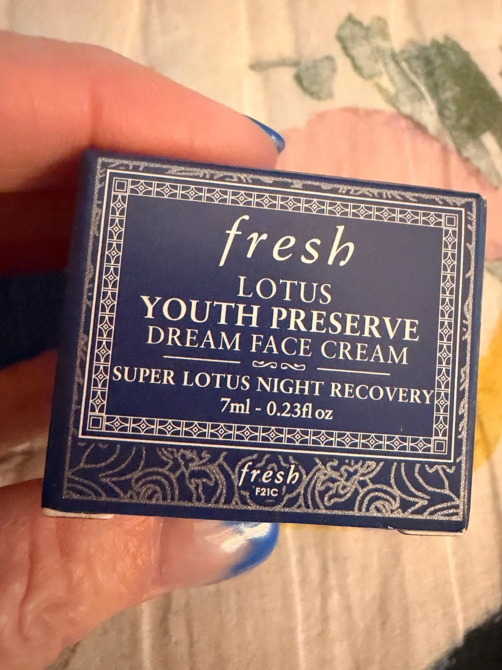 FRESH Lotus Youth Preserve Dream Face Cream NIB Travel Size 7mL